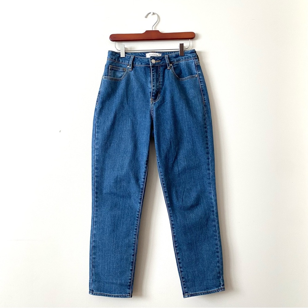 PacSun High Rise Medium Wash Mom Jean Dad Jean Trending Size 27